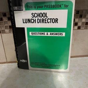 Passbook for School Lunch Director